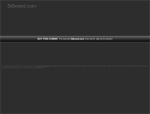 Tablet Screenshot of 3dboard.com